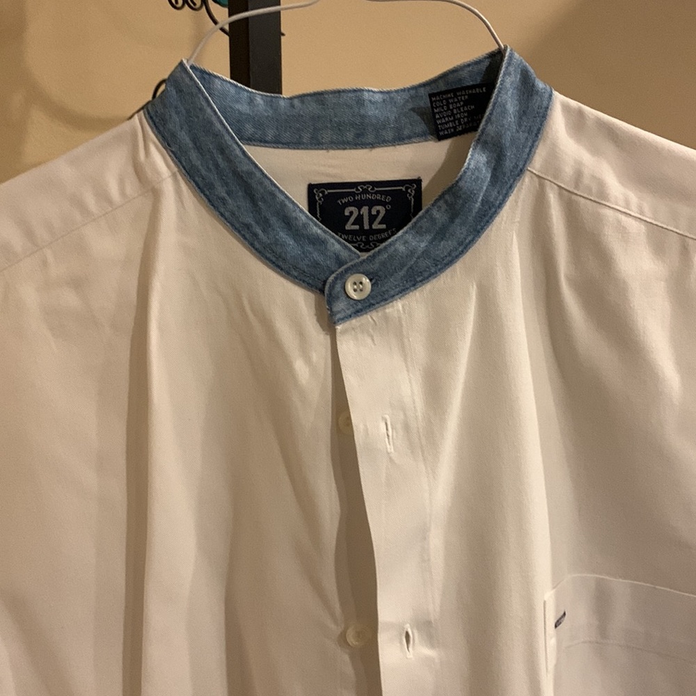 Mens casual long sleeve shirt